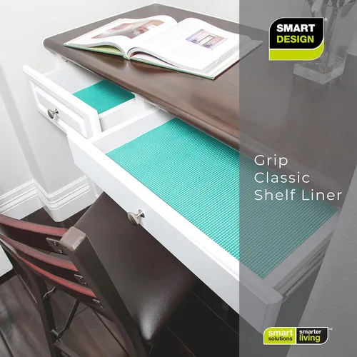 Miniatura 6 de Smart Design Classic Grip - Forro de estante no adhesivo para organización del hogar, agarre fuerte, antideslizante, fácil de limpiar, perfecto
