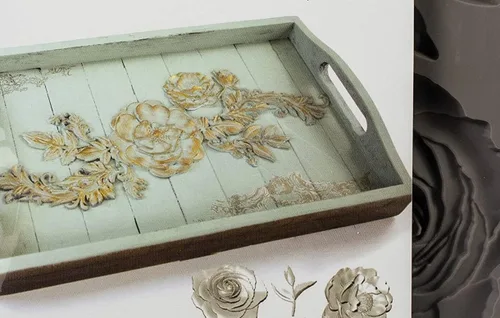 Miniatura 2 de Leafy Blossoms - Moldes de resina de silicona de 5 x 8 pulgadas de grosor, moldes de resina para resina epoxi, regalo de bricolaje para el día