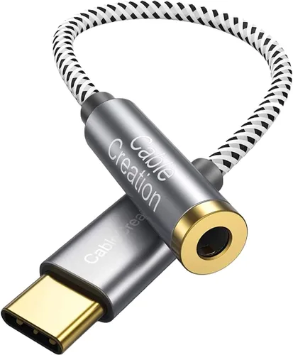 Miniatura 9 de CableCreation USB C a 3.5mm Cable de Audio con Cable de Carga USB, Cable Auxiliar para Coche, Tipo C a Jack Auxiliar para Auriculares, Estéreo
