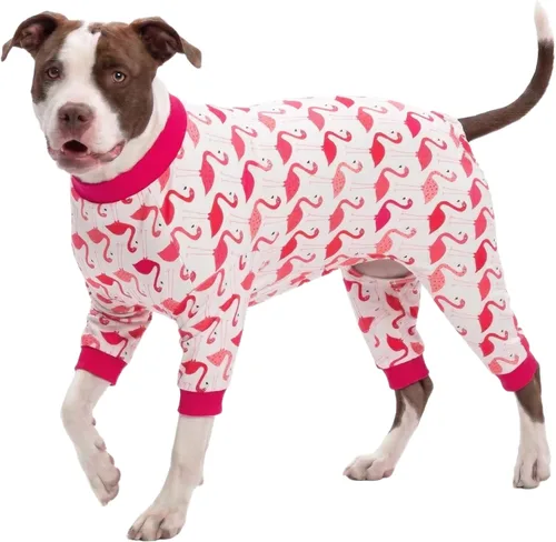 Miniatura 12 de LovinPet Pijama de Perro para Perros Grandes - Camisa para Aliviar la Ansiedad, Protección Solar para Perros, Pijamas de Recuperación Poscirugía