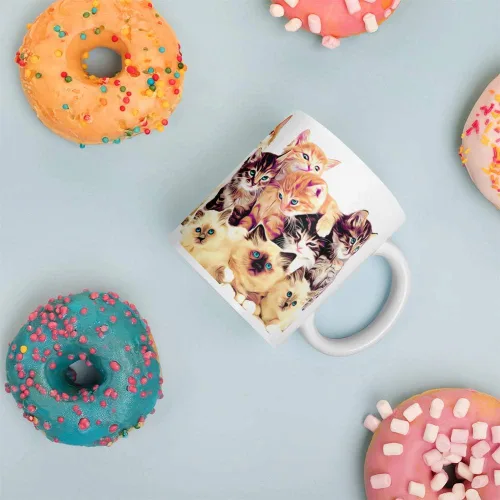 Miniatura 5 de Bonita taza de cerámica para gatos, regalo de taza de café, gran regalo para amantes de los gatos, gatos, mamá, papá, jefe, compañero de trabajo