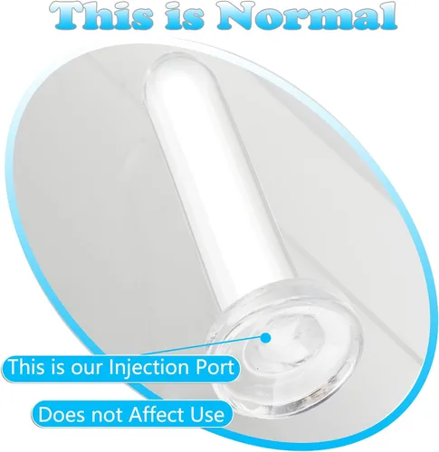 Miniatura 7 de Consolador transparente de 7.48 pulgadas con ventosa fuerte, masajeador de próstata para hombres, tapones anales para el pene para mujeres, juguete