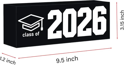 Miniatura 7 de Class of 2026 Graduation GRAD LED Sign Light, USB Powered Graduation Cap Night Light for 2026 Grad Party Decor, Bedroom, Desk, Graduation Gift