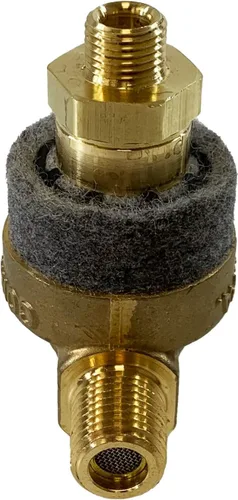 Miniatura 3 de Conrader - Válvula de descarga pilotada para compresores de gas con descargador manual manual (95-115 PSI)