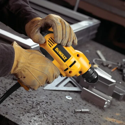Miniatura 5 de DEWALT Taladro, 8.0 amperios, 3/8 pulgadas, gatillo de velocidad variable, agarre de mango medio para mayor comodidad, con cable (DWD115K)