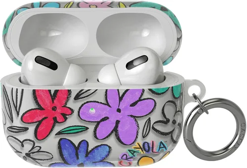 Miniatura 10 de Casely Funda compatible con AirPods Pro 1 All Smiles Funda para AirPods con adhesivo de cara sonriente