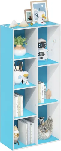 Miniatura 99 de Furinno - Estantería abierta reversible de 5 cubos, color blanco y rosado, 11069WH/PI Blanco/Rosa