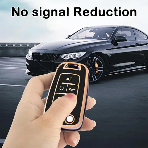 Miniatura 6 de XIYANG TRADE Funda para llavero Chevy con llavero, funda de TPU suave para llave de protección completa para Camaro Cruze Equinox Malibu Impala