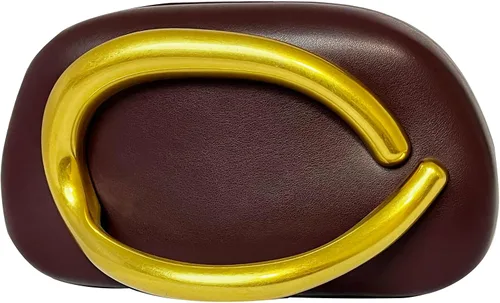 Miniatura 7 de Bolso de mano de acrílico para mujer, bolso de noche redondo clásico, bolso de manillar de metal vintage para boda, fiesta de graduación.