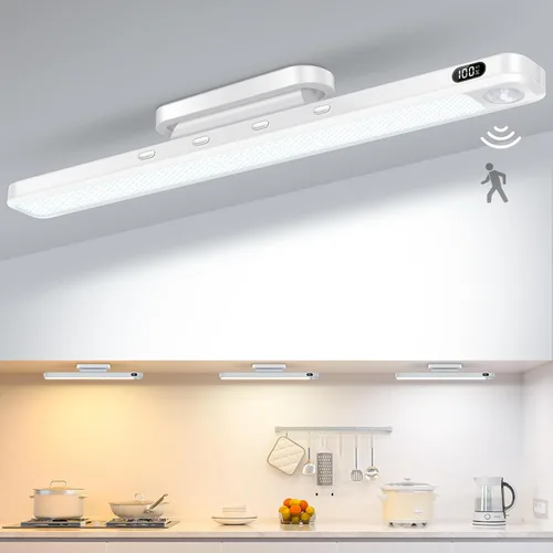Miniatura 7 de WILLED Barra de luz LED de 5W con control remoto, luces de tocador de 2500mAh amigables para los ojos, luces para espejo de 3 temperaturas