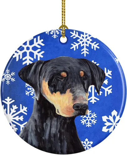 Miniatura 92 de Caroline's Treasures Cavalier Spaniel - Adorno de cerámica para colgar en el árbol de Navidad, para el hogar, Navidad, fiestas, regalo, 3 pulgadas