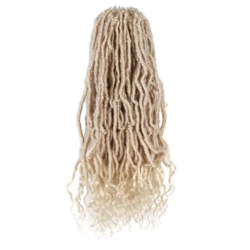 Miniatura 21 de BOHOBABE Rastas Falsas de Cabello de Ganchillo de 30 Pulgadas, Rastas Suaves Boho de Ganchillo con Puntas Rizadas, Rastas Largas de Diosa Bohemia