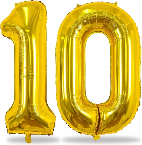 Miniatura 51 de Globos de oro rosa para cumpleaños número 16 para niñas, 40 pulgadas de gran tamaño, globos de lámina de mylar con el número 1 y 6, autoinflables