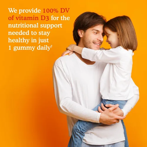 Miniatura 3 de Garden of Life Gomitas orgánicas de vitamina D3 para niños con 800 UI (100% valor diario) para huesos fuertes, dientes, cerebro e inmunidad – Sin