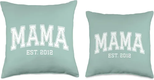 Miniatura 3 de Mama Est 2012 Custom Mom Personalized Mothers Day Customized Throw Pillow