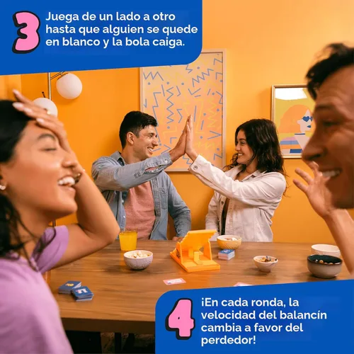 Miniatura 4 de Big Potato Tilt ’n’ Shout – Juego de mesa familiar de ritmo rápido para adultos y niños Juego de fiesta de preguntas con categorías y contenido