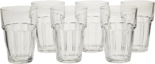 Bormioli Rocco Vaso súper refrigerante apilable Rock Bar de 21.75 onzas (juego de 6)