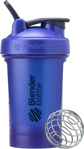 Miniatura 29 de BlenderBottle Classic V2 Botella mezcladora perfecta para batidos de proteínas y preentrenamiento, 28 onzas, color ciruela