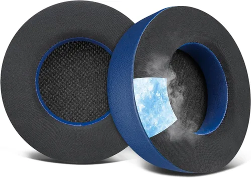 Miniatura 14 de SOULWIT Almohadillas de enfriamiento para auriculares Corsair Virtuoso, almohadillas con espuma de aislamiento de ruido de alta densidad, grosor