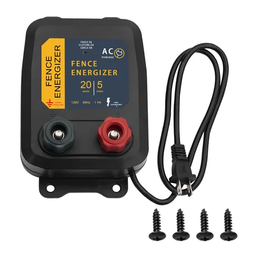 Miniatura 10 de Energizador de Cerca Eléctrica Plus 250, Cargador de Cerca Eléctrica y Alambre de Aluminio de 17 Calibres con Bobina PE2 0.10 Joule, Cargadores