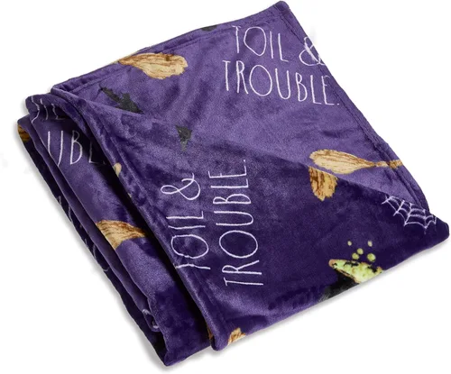 Miniatura 2 de Rae Dunn Manta suave y decorativa para cama o sofá, mantas acogedoras para sofá, manta de felpa suave con burbujas bordadas, 50 x 70 pulgadas