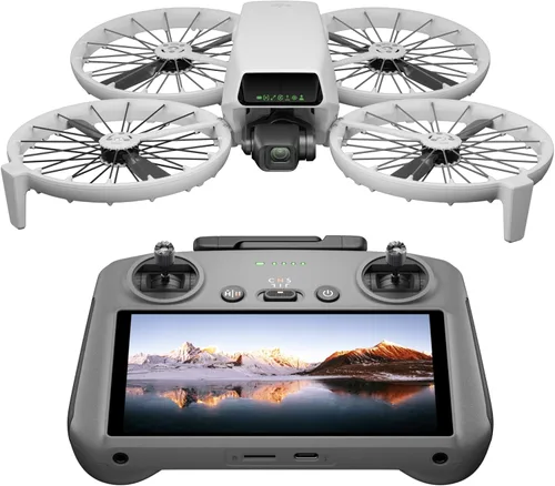 Miniatura 9 de DJI Flip (RC-N3), dron con cámara 4K UHD para adultos, menos de 249 g, estabilización de cardán de 3 ejes, transmisión de video de 44000 pies/13 km