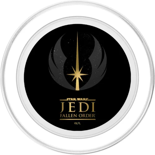 Miniatura 2 de Star Wars Jedi: Fallen Order Golden Logo PopSockets MagSafe PopGrip para iPhone