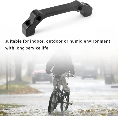Miniatura 4 de Soporte de montaje de freno de disco para bicicleta, aleación de aluminio, mecanizado CNC, adaptador de montaje de poste de pinza estándar con junta