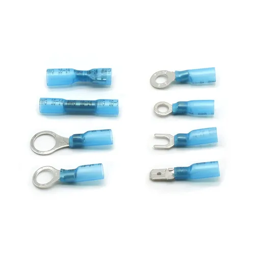 Miniatura 3 de TMAX 250 conectores de cable termorretráctiles – Kit de terminales eléctricos surtidos, kit de terminales automotrices marinos impermeables
