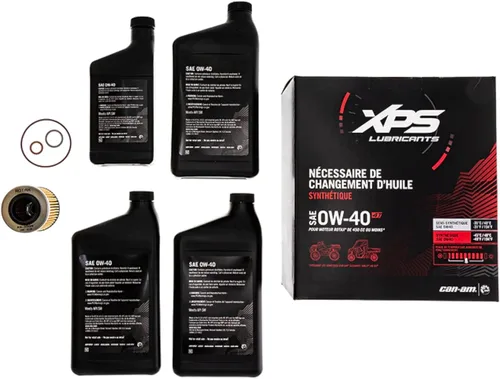 Miniatura 2 de Can-Am nuevo OEM 4T 0W-40 mezcla sintética cambio aceite kit Rotax 450 cc 9779257