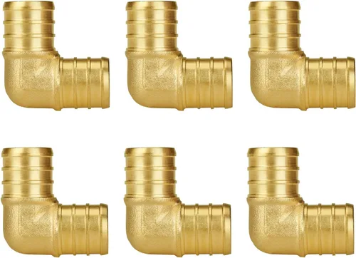 Miniatura 21 de SUNGATOR Paquete de 50 accesorios Pex de 1/2" en T, accesorios Pex de 1/2 pulgada en T, sin plomo, de latón, certificados NSF