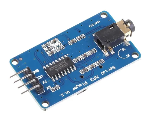 Miniatura 2 de Módulo reproductor de MP3 para Arduino, ESP32, ESP8266, Raspberry Pi, 2 piezas