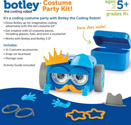Miniatura 5 de Learning Resources Botley The Coding Robot - Kit de fiesta de disfraces