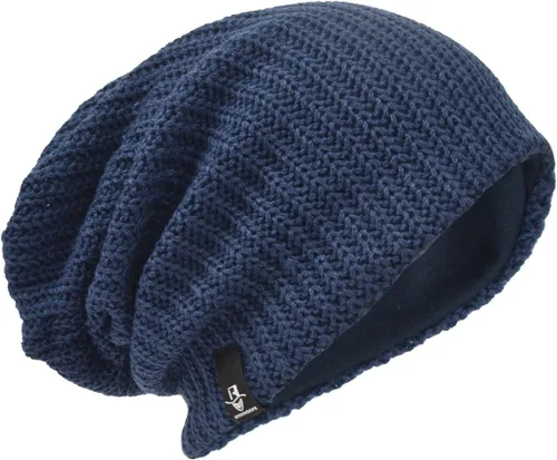 Miniatura 5 de Gorro de punto holgado con calavera de gran tamaño para hombre tipo skullcap