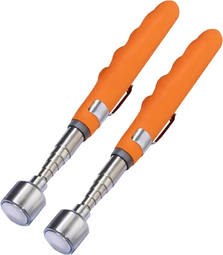Miniatura 12 de Herramienta de recogida magnética flexible, palo de recogida extensible y plegable, extensible hasta 22.8” con capacidad de tracción de 20LB, útil