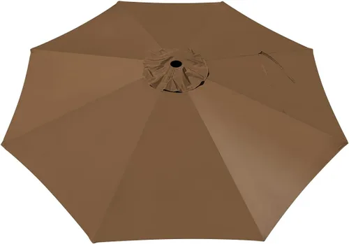Miniatura 7 de BenefitUSA Cubierta de toldo de repuesto para sombrilla de patio voladizo de 10 pies (beige)