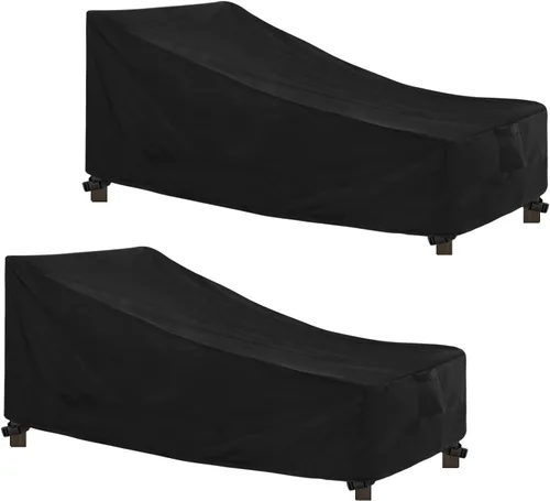 Miniatura 14 de Easy-Going Funda Impermeable para Tumbona de Patio Resistente a Rayos UV Fundas para Tumbonas de Exterior con Costuras Selladas con Cinta