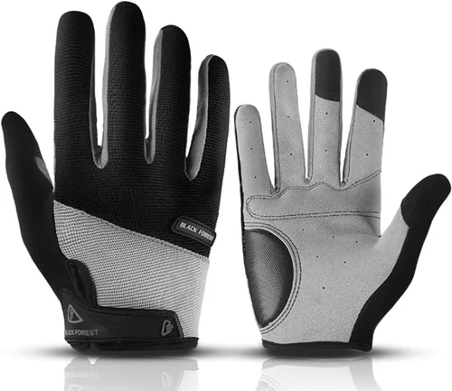 Fullfinger - Guantes de ciclismo para hombres y mujeres, guantes de ciclismo para pantalla táctil, guantes de ciclismo para hombres, accesorios de