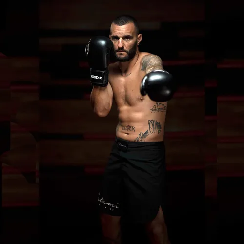 Miniatura 8 de Kruzak - Juego de guantes de boxeo y guantes de boxeo para kickboxing y Muay Thai MMA, kit de fitness con almohadillas de boxeo para artes marciales