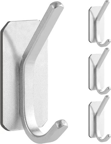 Paoli Ganchos de pared adhesivos resistentes, 30 libras, carga máxima, ganchos impermeables para toallas de baño, abrigos, bolsas, sin taladros, sin