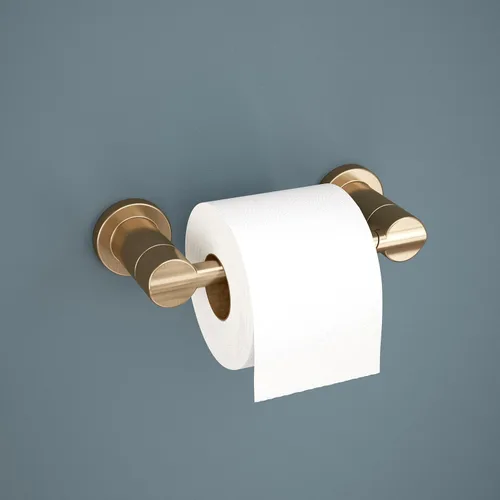 Miniatura 2 de Delta Soporte de papel higiénico giratorio Bronce champán Soporte de pared Accesorios de baño Nicoli