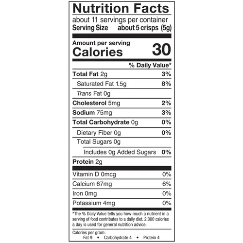 Miniatura 2 de Mrs. Cubbison's Crisps de Queso, Cheddar, Crisps de Queso Cheddar, 1.98 onzas (paquete de 1)
