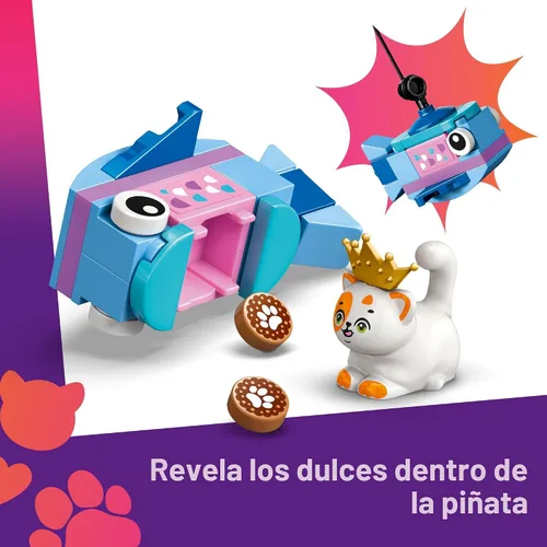 Miniatura 3 de LEGO Friends Cat - Juguete de construcción de casa de árbol y fiesta de cumpleaños – Bloques de construcción de juegos de simulación con juguetes