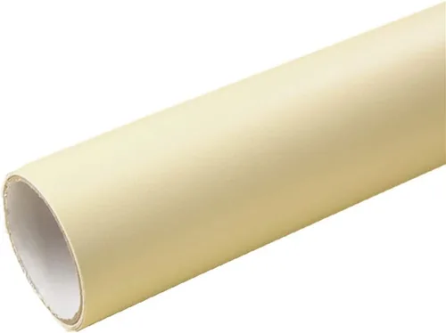 Miniatura 3 de REDODECO Papel adhesivo de vinilo con textura mate de color sólido, papel adhesivo para gabinetes, 15.8 x 79 pulgadas (amarillo leche)