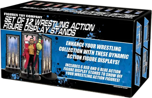 Miniatura 4 de Juego de 12 soportes de exhibición para figuras de acción de lucha libre