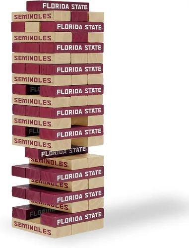 Miniatura 17 de Wild Sports NCAA Pro Football Tabletop Stackers Block Game for College Football Fan, Dorm Game, Tailgate
