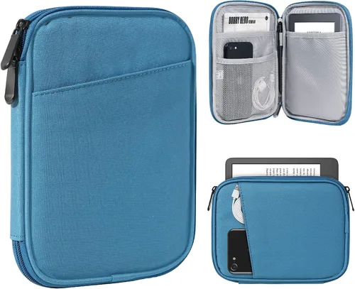 Miniatura 11 de TiMOVO Funda protectora para tablet de 6 a 7 pulgadas para libros electrónicos Paperwhite/Colorsoft Signature Edition, funda protectora con bolsillo