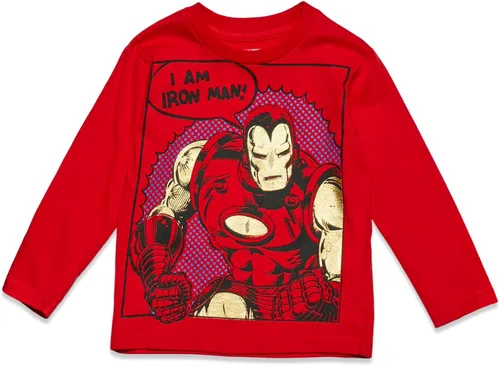 Miniatura 6 de Marvel Camiseta estampada de manga larga para niños Spiderman grisazulrojoverde, grisazulrojoverde