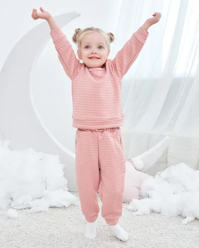 Miniatura 15 de Renotemy Conjunto de ropa para bebé recién nacida, para otoño e invierno, manga larga, pantalones, lindo conjunto de ropa para bebé niña