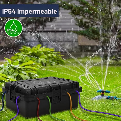 Miniatura 2 de Caja eléctrica grande para exteriores, impermeable, cubierta de cable de extensión IP54, resistente a la intemperie, protege la regleta
